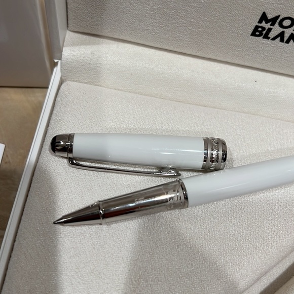 Authentic Mont Blanc - White / White Gold “Tribute to the Mont Blanc” - Picture 4 of 9